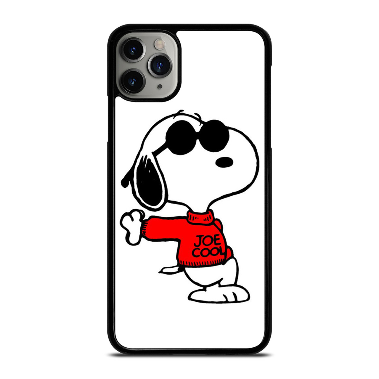 SNOOPY THE PEANUTS CHARLIE BROWN JOE COOL iPhone 11 Pro Max Case Cover